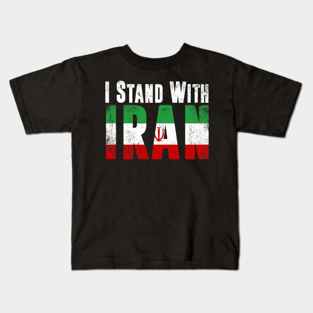 Free Iran Women life freedom stand with Persian women,Iran Kids T-Shirt by hadlamcom